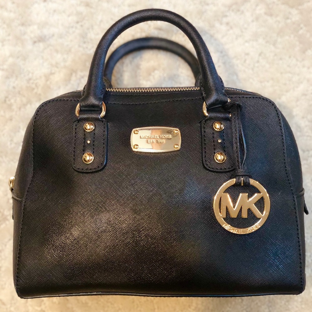 Michael Kors Black Satchel Purse